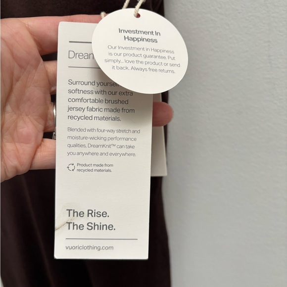 Vuori Halo Essential Jumpsuit in Mahogany Heather size XS - Picture 7 of 14